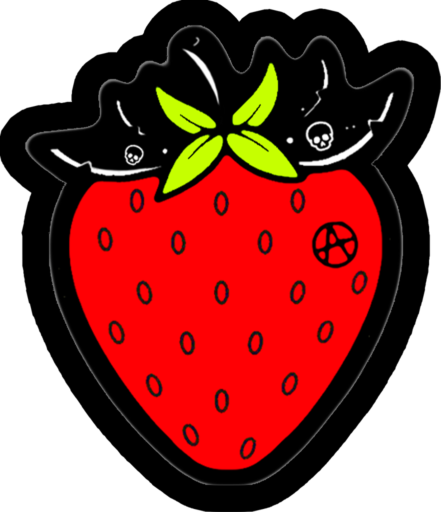 [TP-BLK-STRAWBERRY] Toxic Punk 草莓无政府 — 黑色