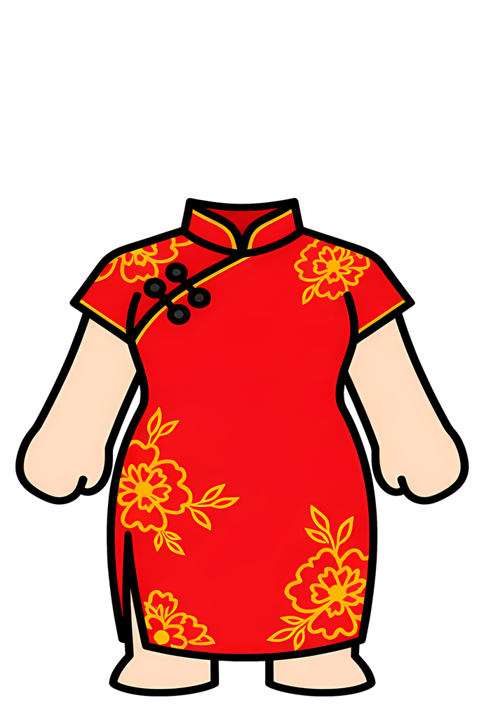 [MEM-BODY-QIPAO] MEMERA チャイナドレス — ボディ Mod