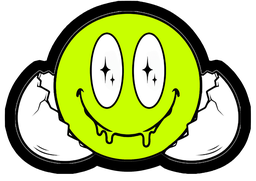 Toxic Punk 酸性笑脸 — 黑色